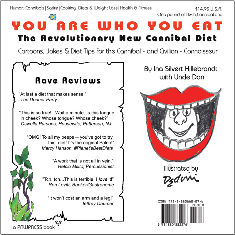 'You Are Who You Eat,' back cover of the book